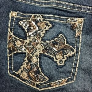 Love Indigo Boot 14T cross pocket